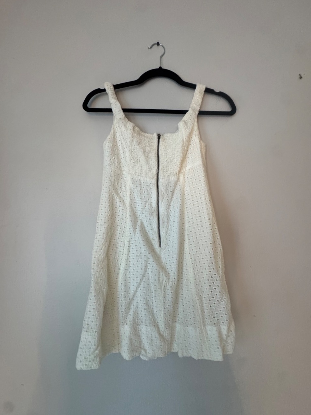 Free People Embroidered Eyelet Berry Kiss Mini Dress size S - Picture 2 of 5